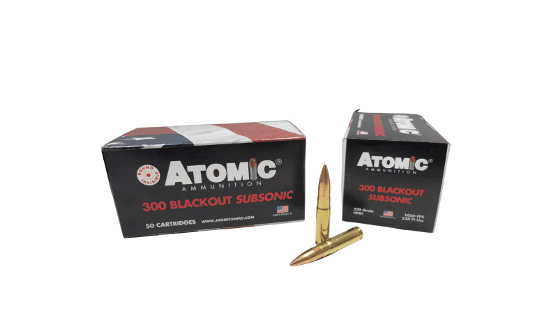 Atomic .300 Blackout 220 Grain SUBSONIC HPBT 50 Rounds