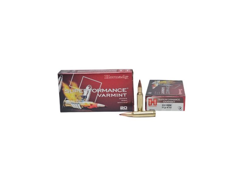 Hornady Superformance Varmint .222 Rem 35 Grain NTX lead free