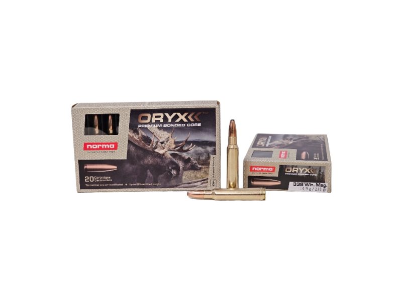 Norma ORYX .338 Win Mag 230 Grain Bonded Soft Point