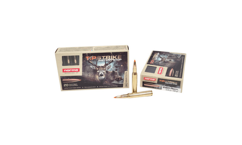 Norma Tipstrike .280 Rem 160 Grain Polymer Tip