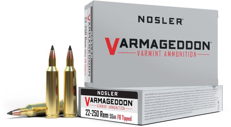 Nosler 22 250 55 Grain Varmageddon FB Tipped