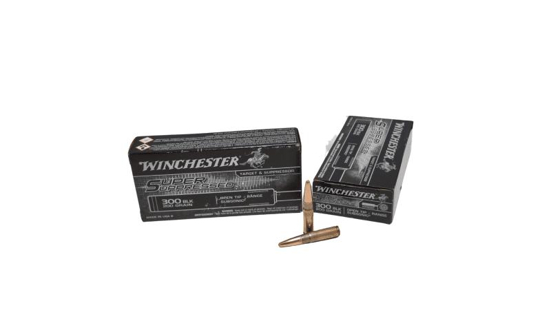 Winchester Super Suppressed .300 Blackout 200 Grain Open Tip