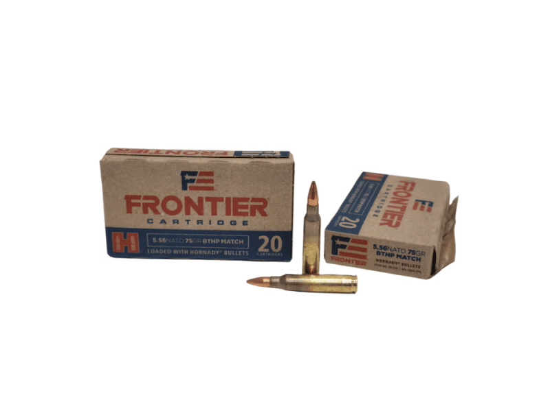 hornady frontier 5.56 75 grain bthp